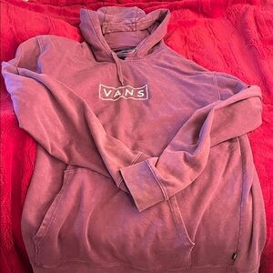 Vans Men's Maroon Hoodie Sweater